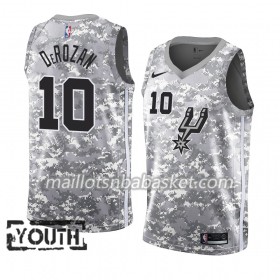 Maillot Enfant San Antonio Spurs DeMar DeRozan 10 2018-19 Nike Gris Swingman